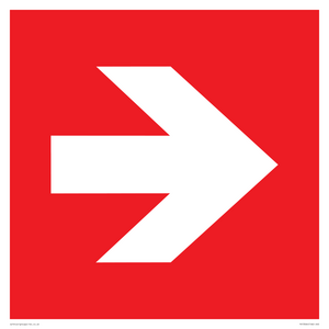 Right arrow (white on red background)